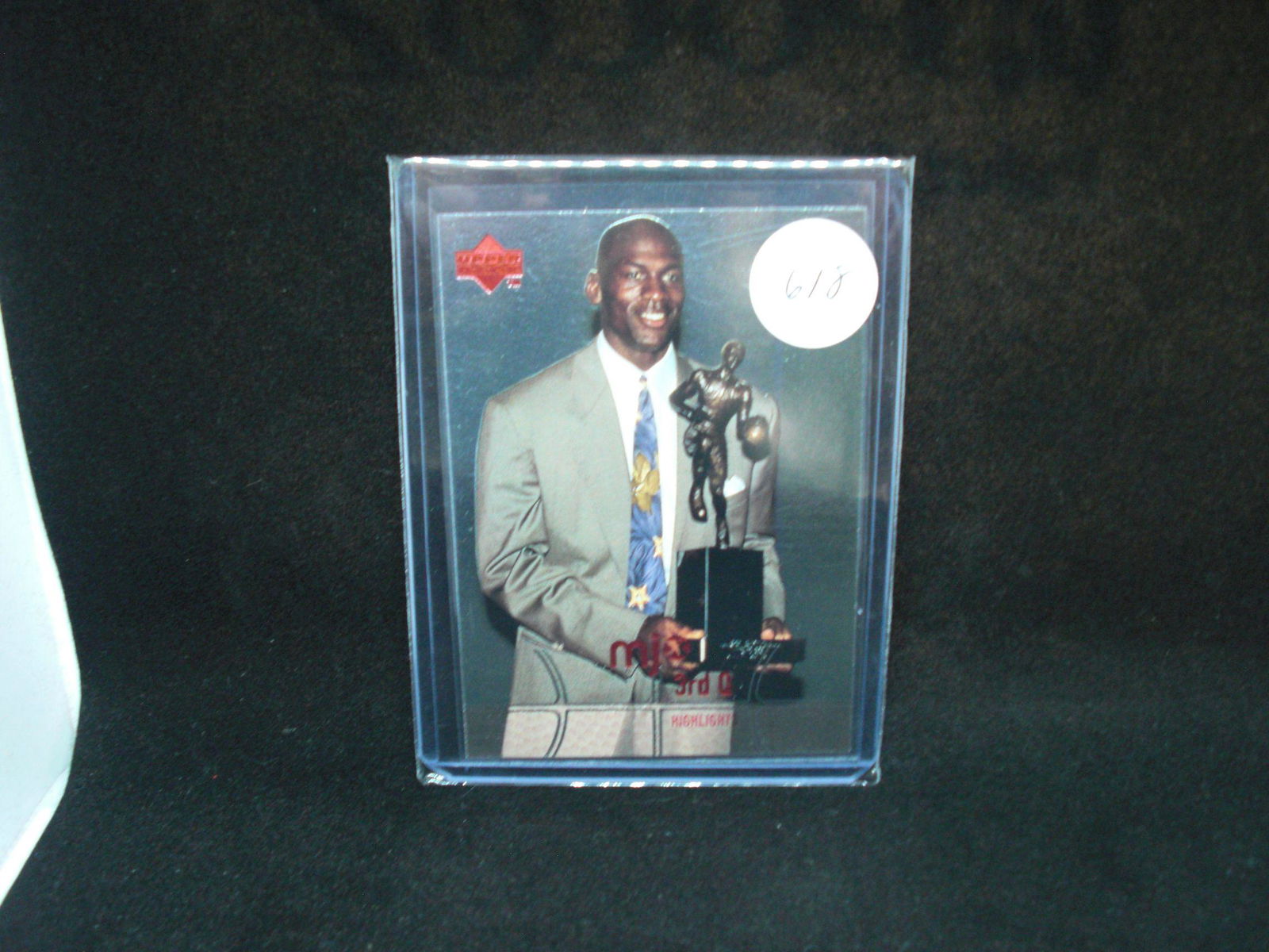 Michael Jordan upper deck red foil (1 of 1)