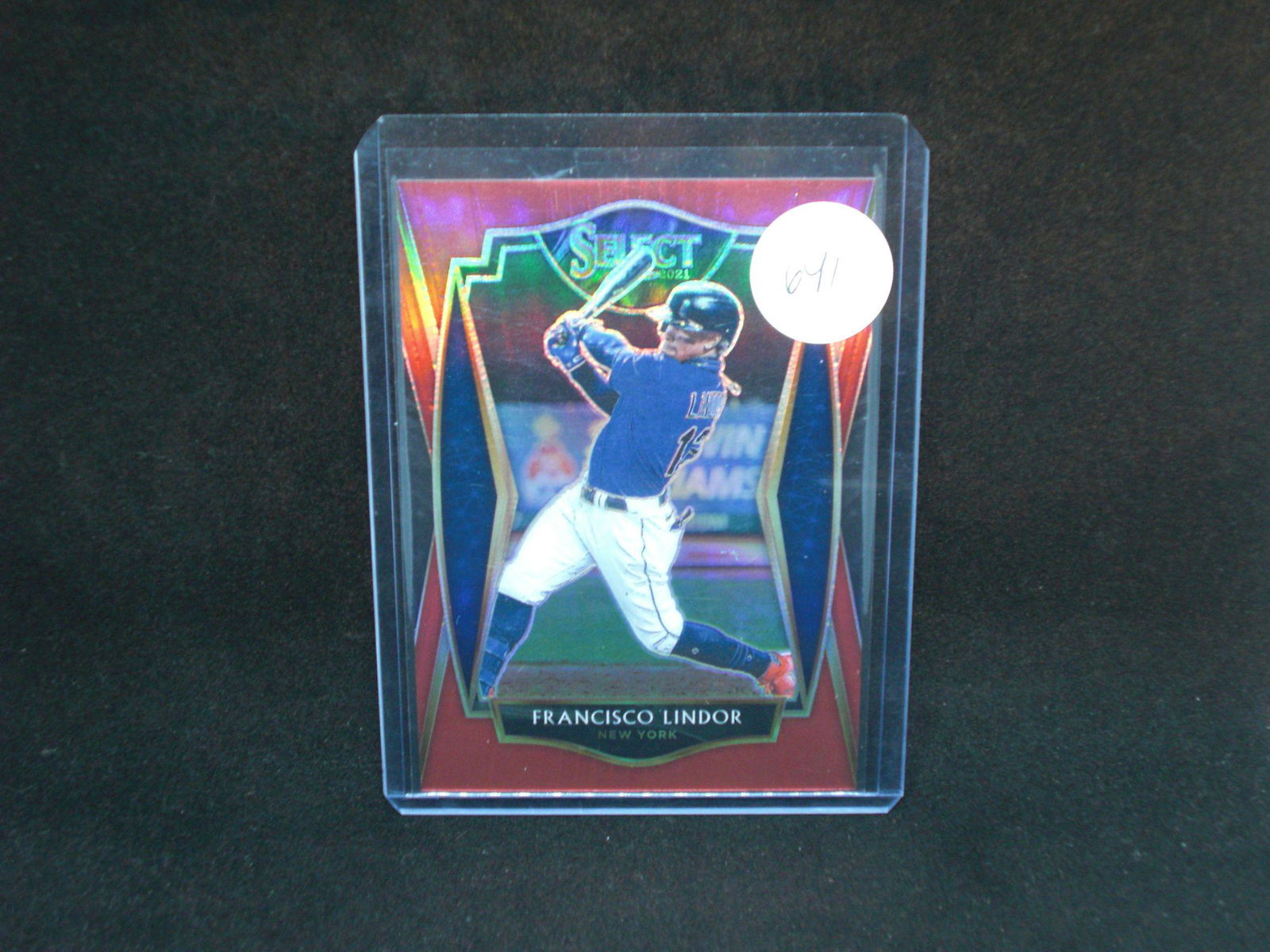 Francisco Lindor red select prism one 89199 (1 of 1)