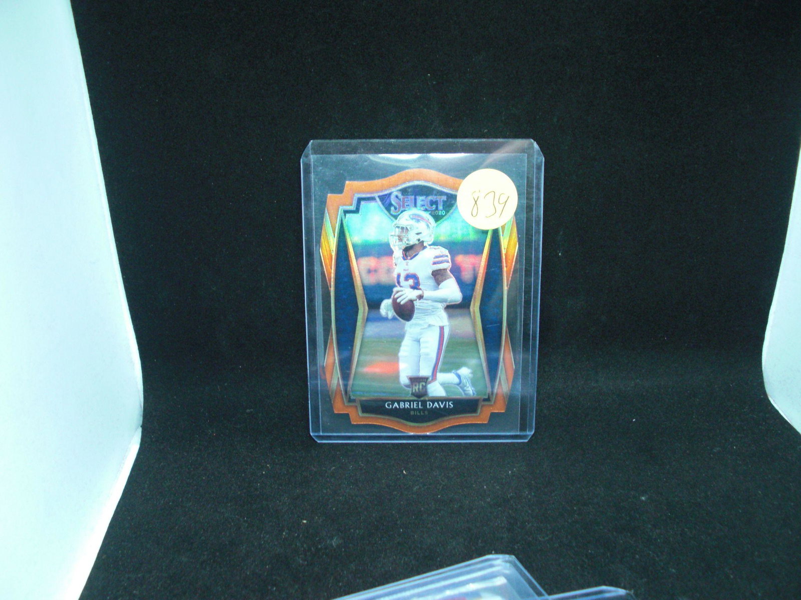 Gabriel Davis select orange diecut rookie card (1 of 1)