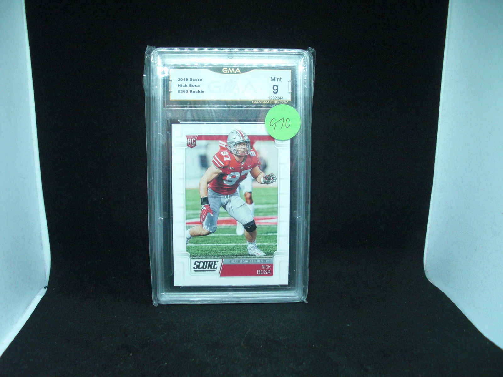 GMA graded nick bosa rookie card mint 9 (1 of 1)