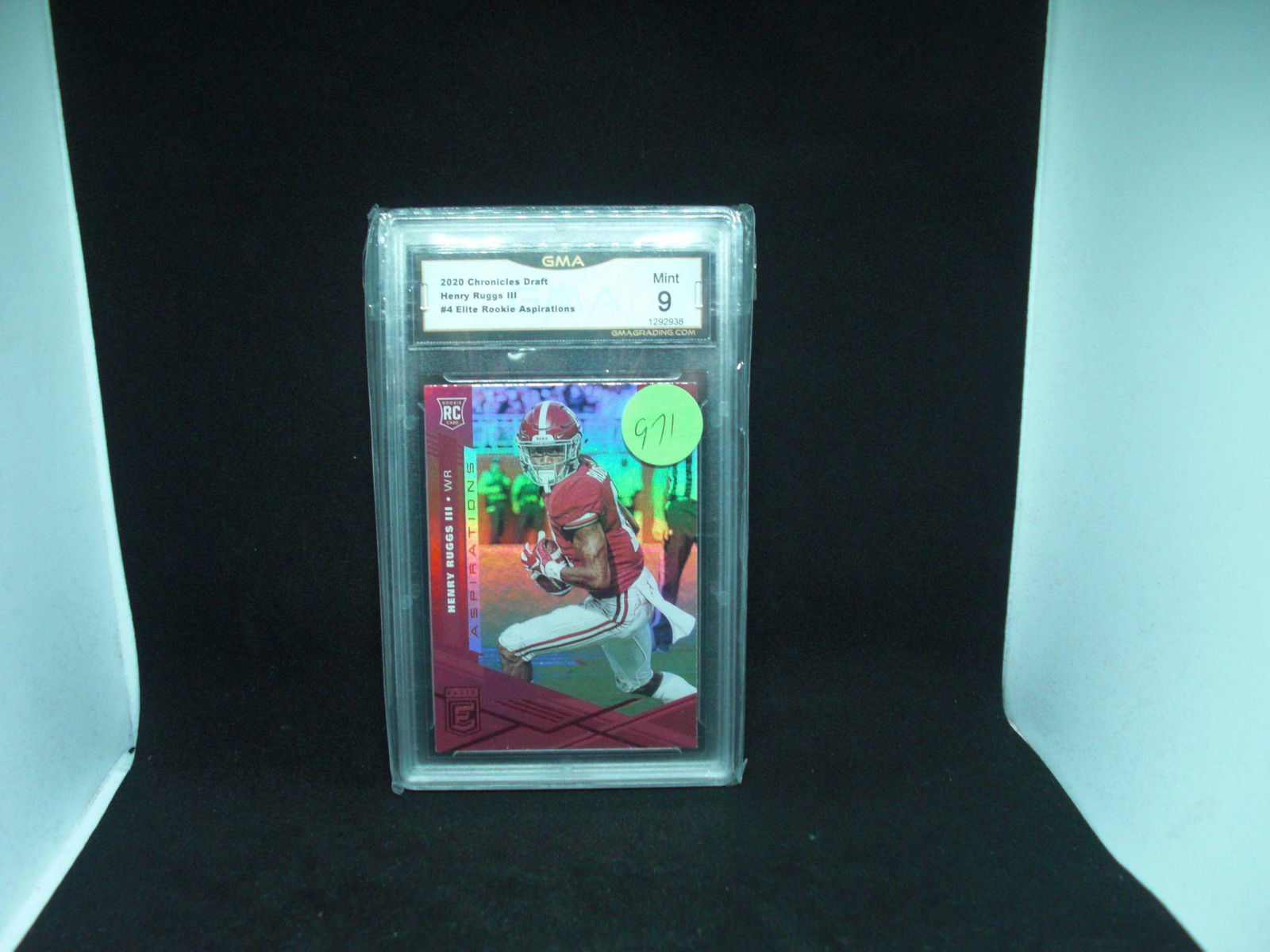 GMA graded Henry ruggs elite rookie mint 9 (1 of 1)