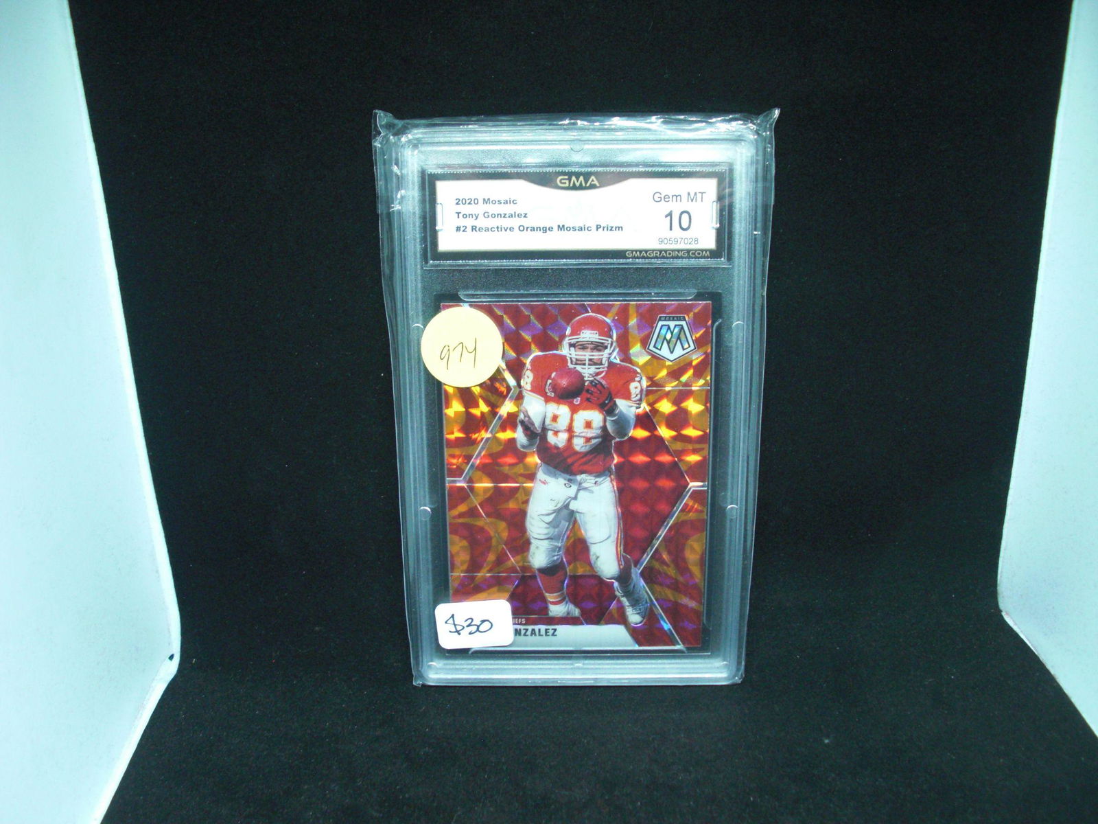 GMA graded 10 Tony gonzalas orange reactive prism (1 of 1)