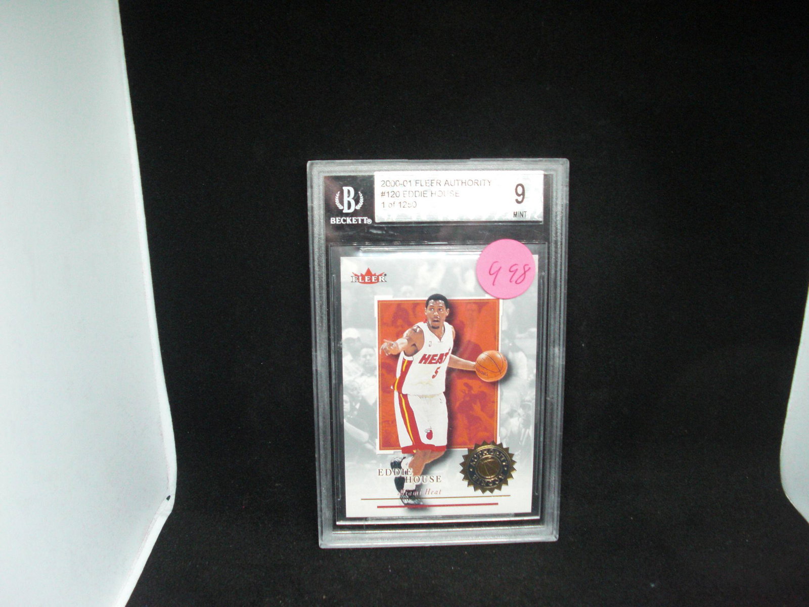 Beckett graded mint 9 Eddie howe's rookie card one of (1 of 1)