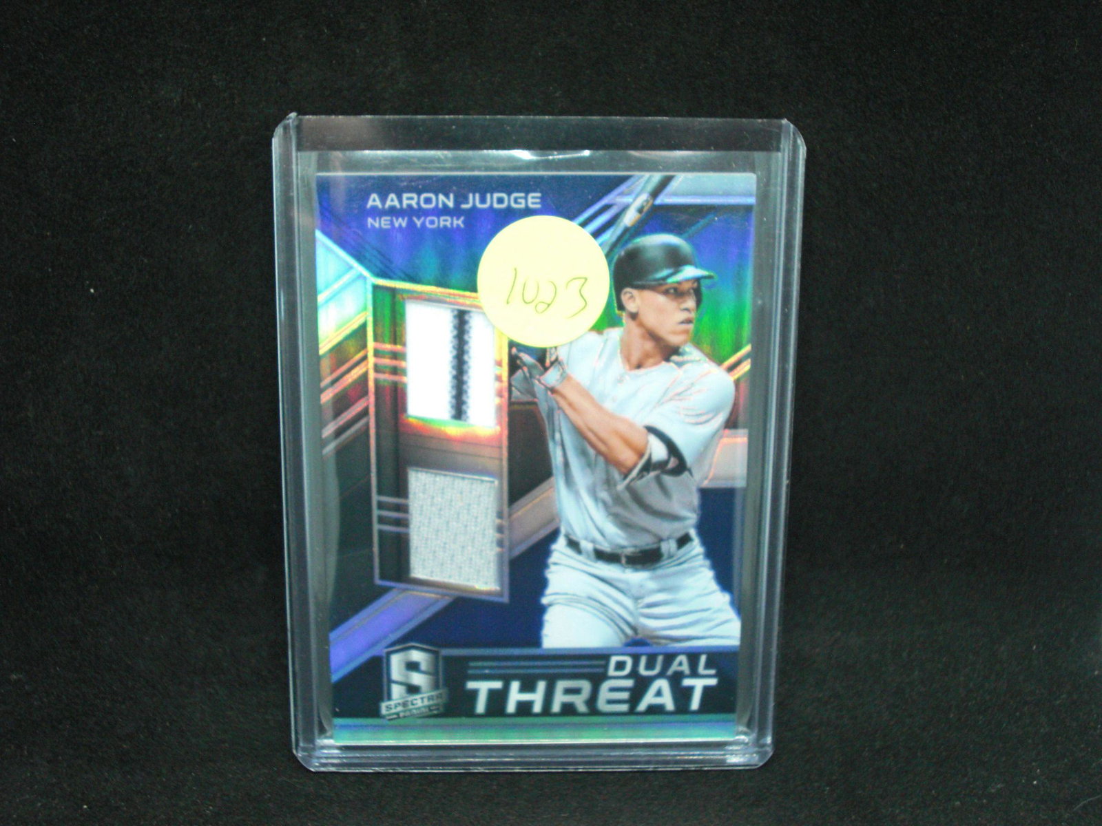 aaron judge dual threat sick patch 08/199: in top loader