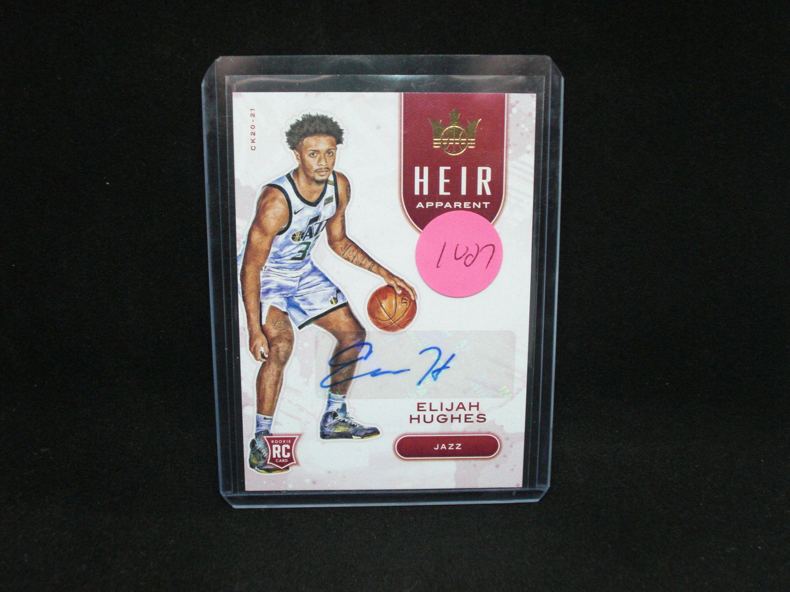 Elijah Hughes heir apparent rookie auto (1 of 1)