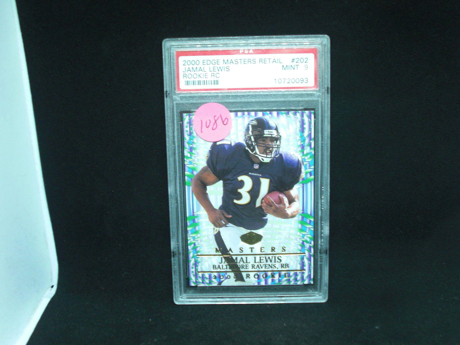 PSA graded jamaal Lewis rookie card mint9 (1 of 1)