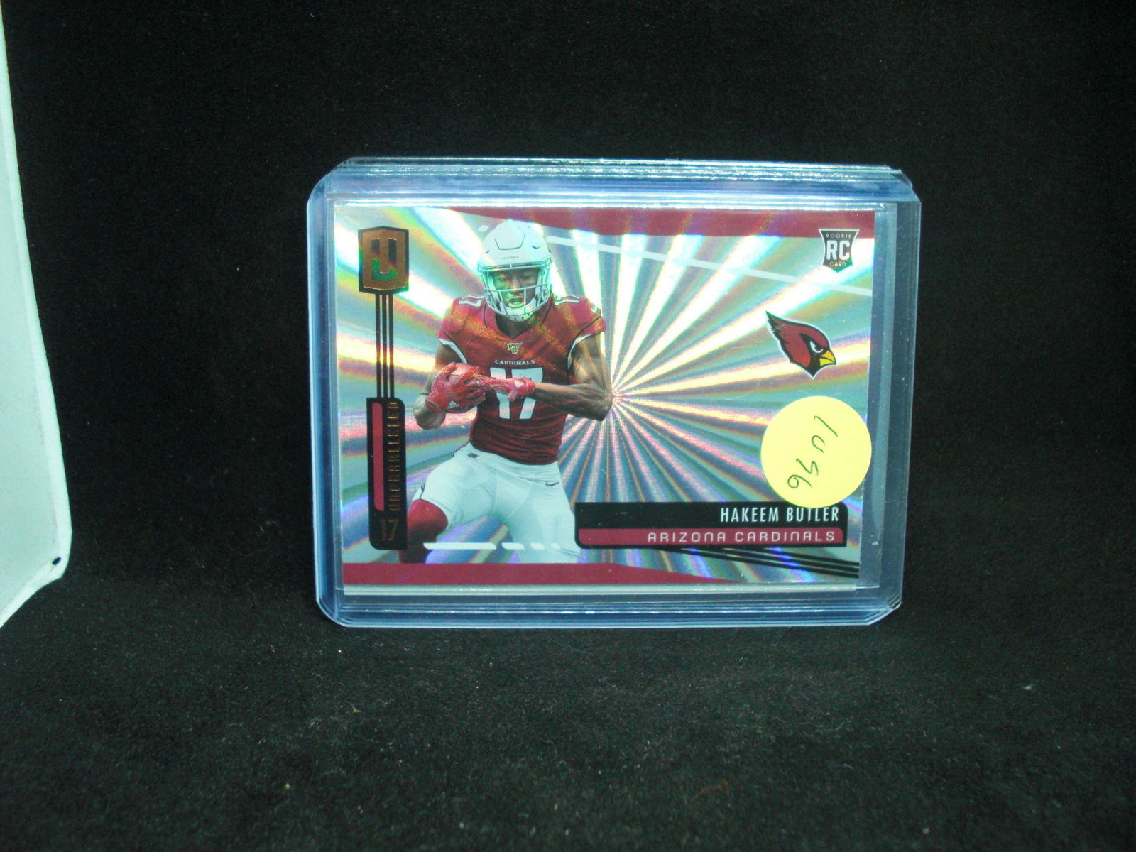 Hakeem Butler sunburst rookie card (1 of 1)