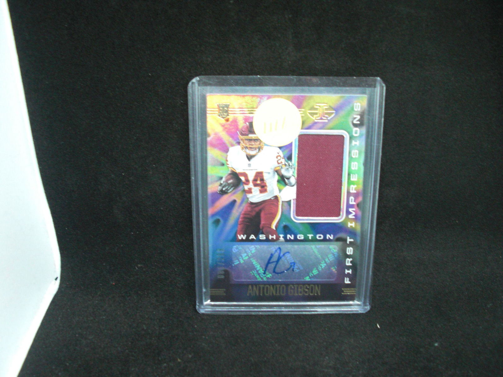 Antonio Gibson rookie patch auto (1 of 1)