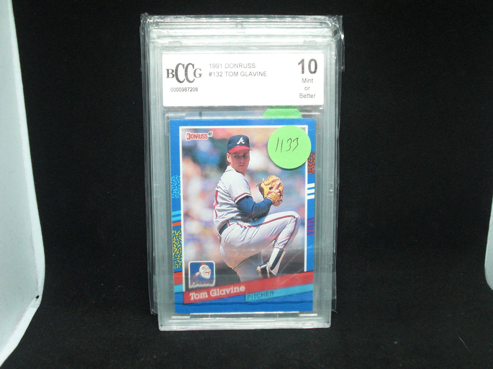 bccg graded mint 10 1991 tom glavine (1 of 1)