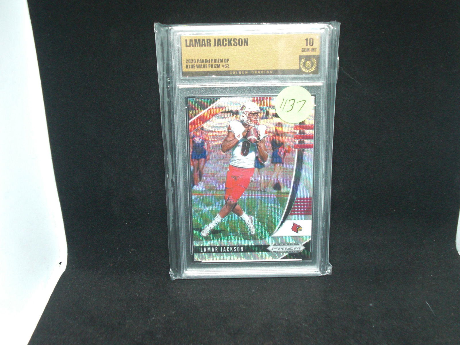 golden grading lamar jackson silver wave mint 10 (1 of 1)