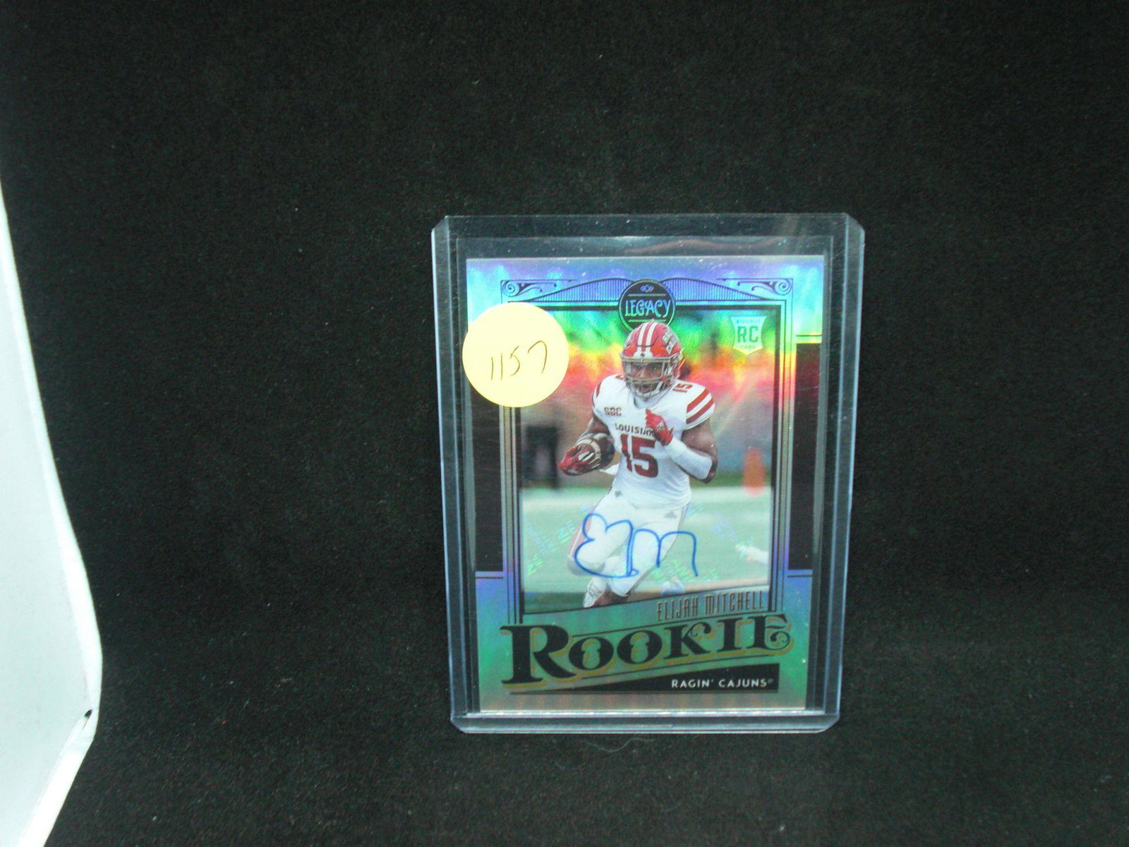 Elijah Mitchell rookie autograph (1 of 1)