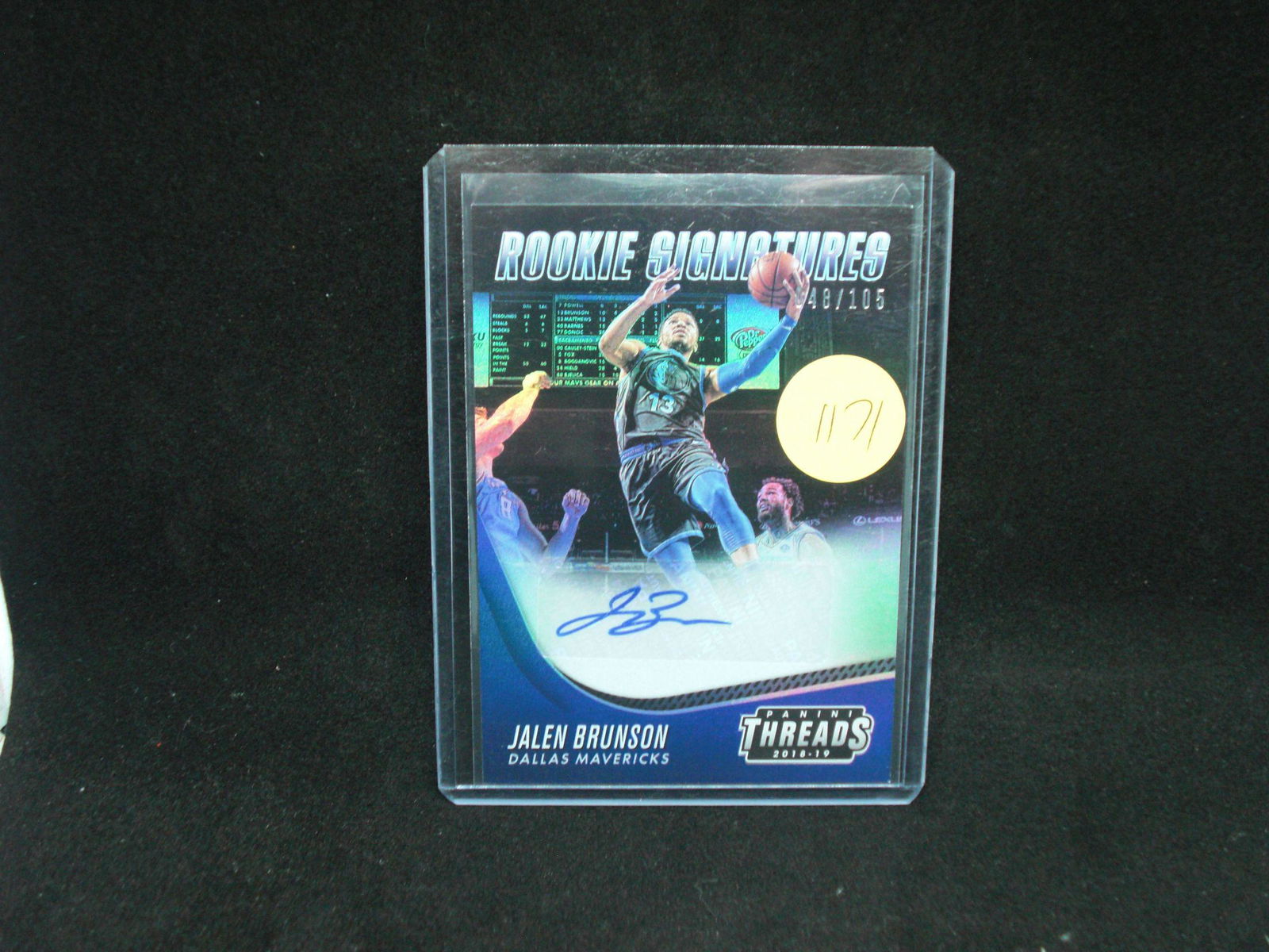 Jalen Brunson rookie threads 48 of 105 (1 of 1)