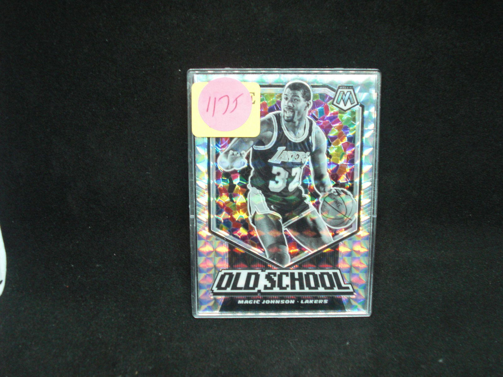 Magic Johnson old school silver mosaic (1 of 1)