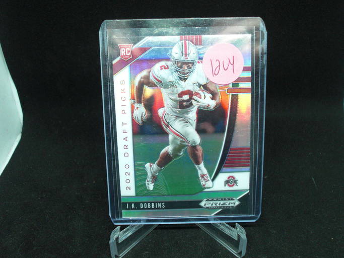 Jk Dobbins Silver Prizm Rookie Card