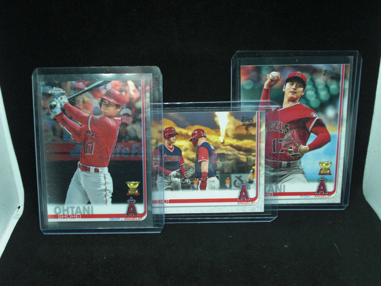 Lot of three shohei ohtani cards (1 of 1)