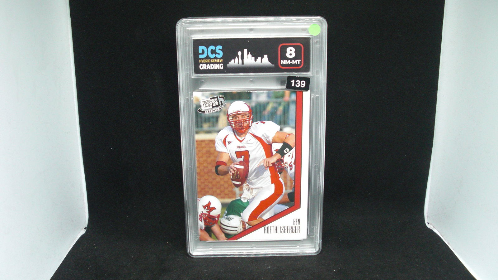 DCS graded Ben Roethlisberger rookie card mint 8 (1 of 1)