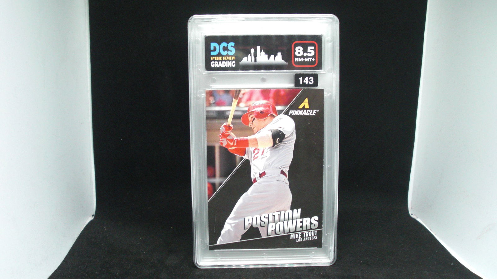 DCS graded Mike Trout position powers mint 8.5 (1 of 1)