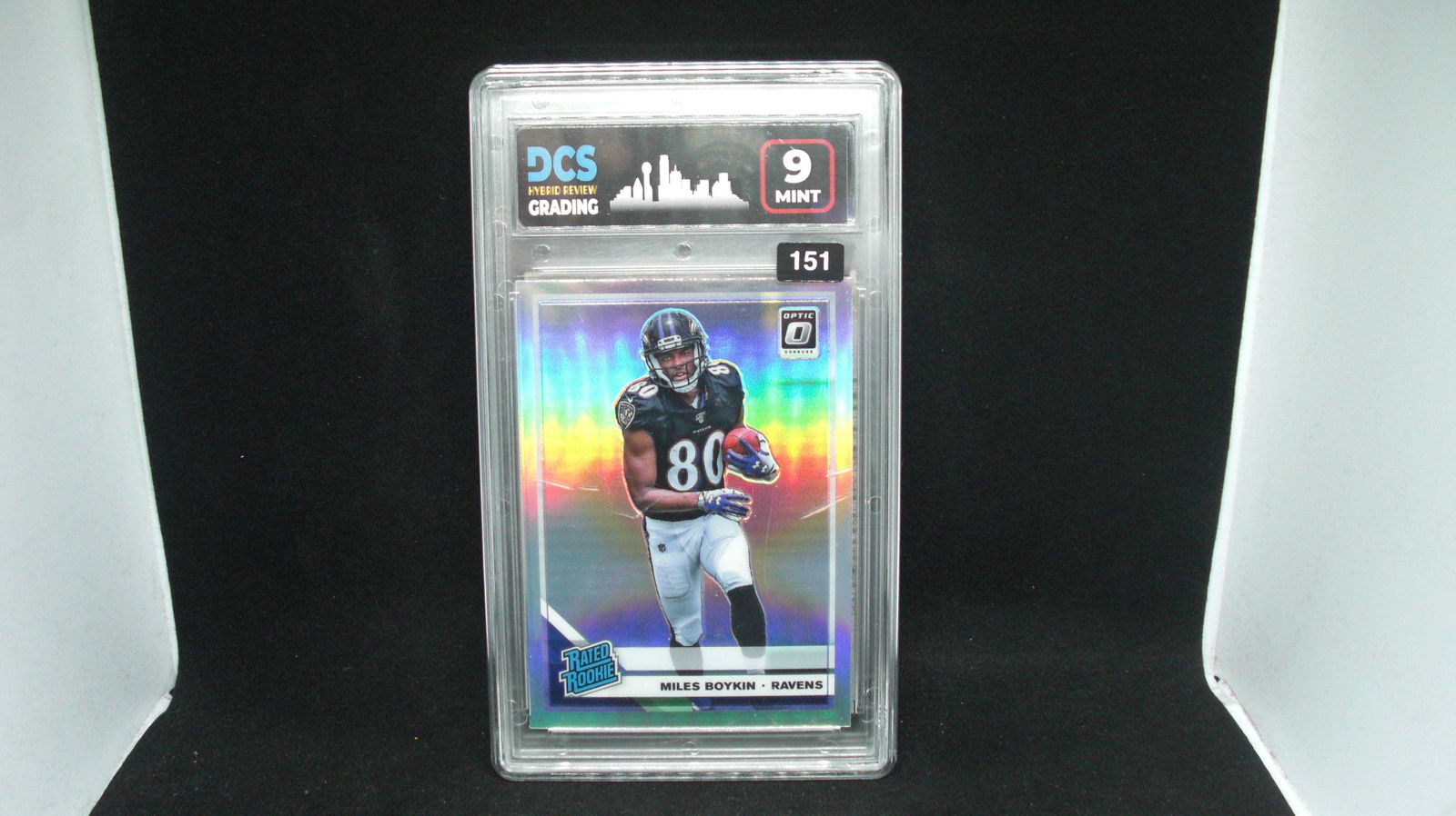 DCS graded miles boykin Ravens silver holo rated rookie (1 of 1)