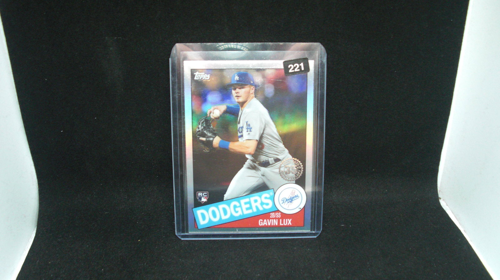 gavin lux topps chrome rookie card (1 of 1)
