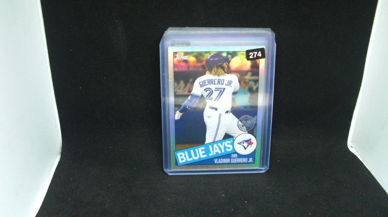 vladimir guerrero jr topps chrome refractor (1 of 1)