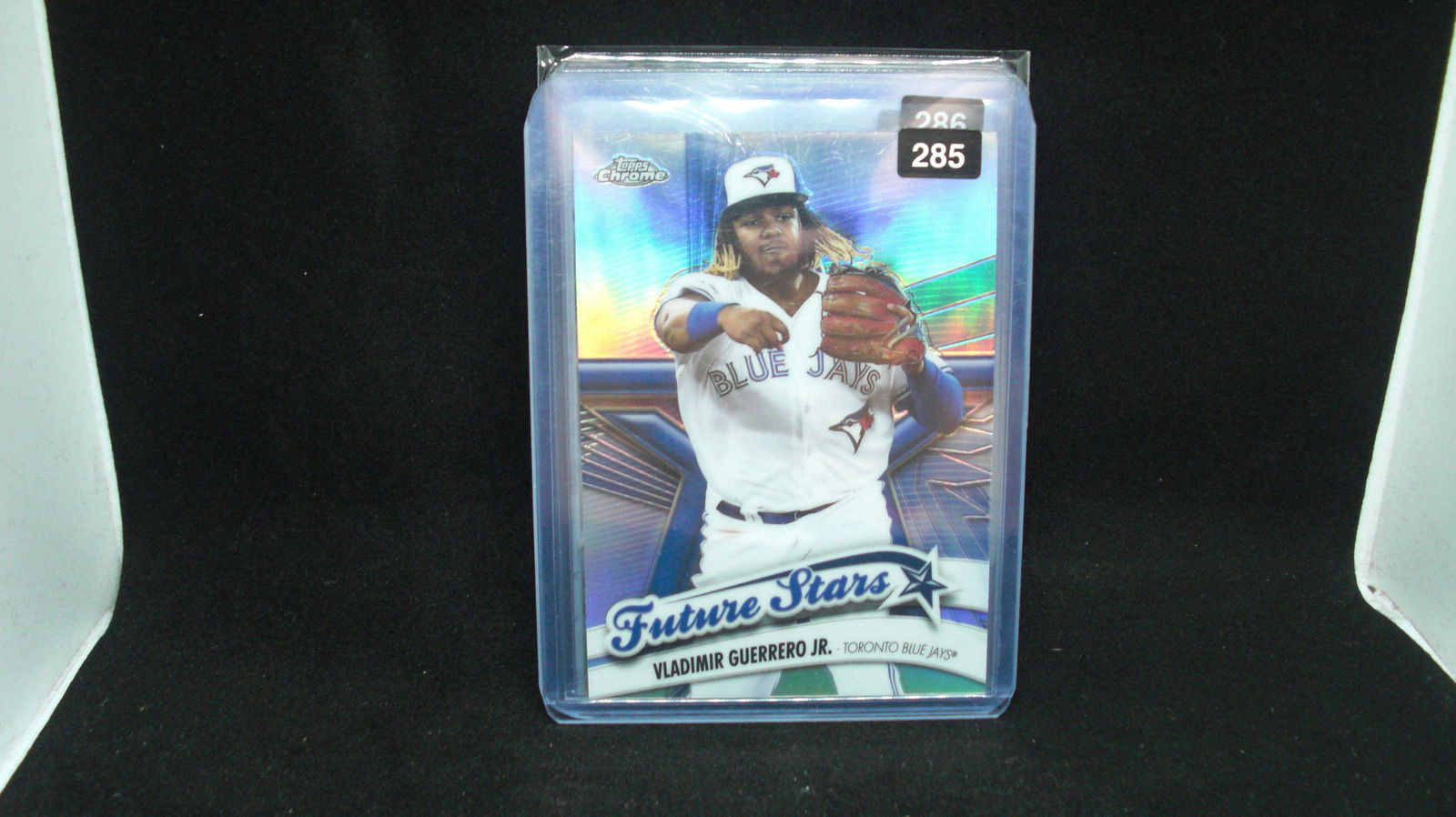 vladimir guerrero jr topps chrome refractor (1 of 1)