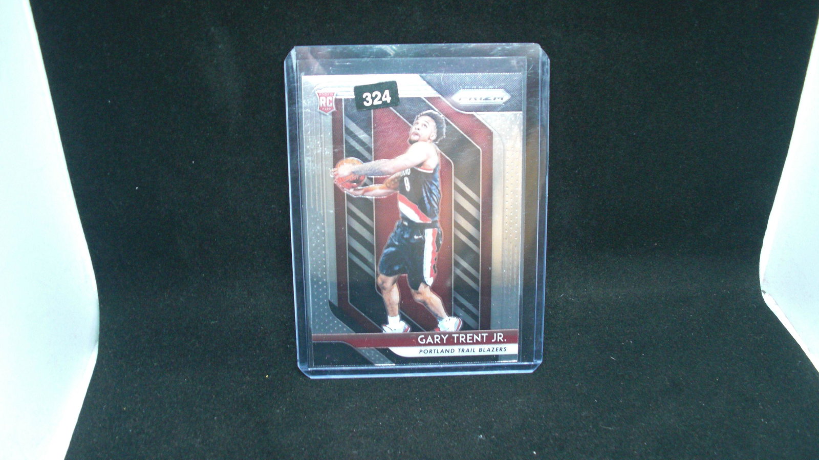 gary trent jr. prizm rookie: in top loader