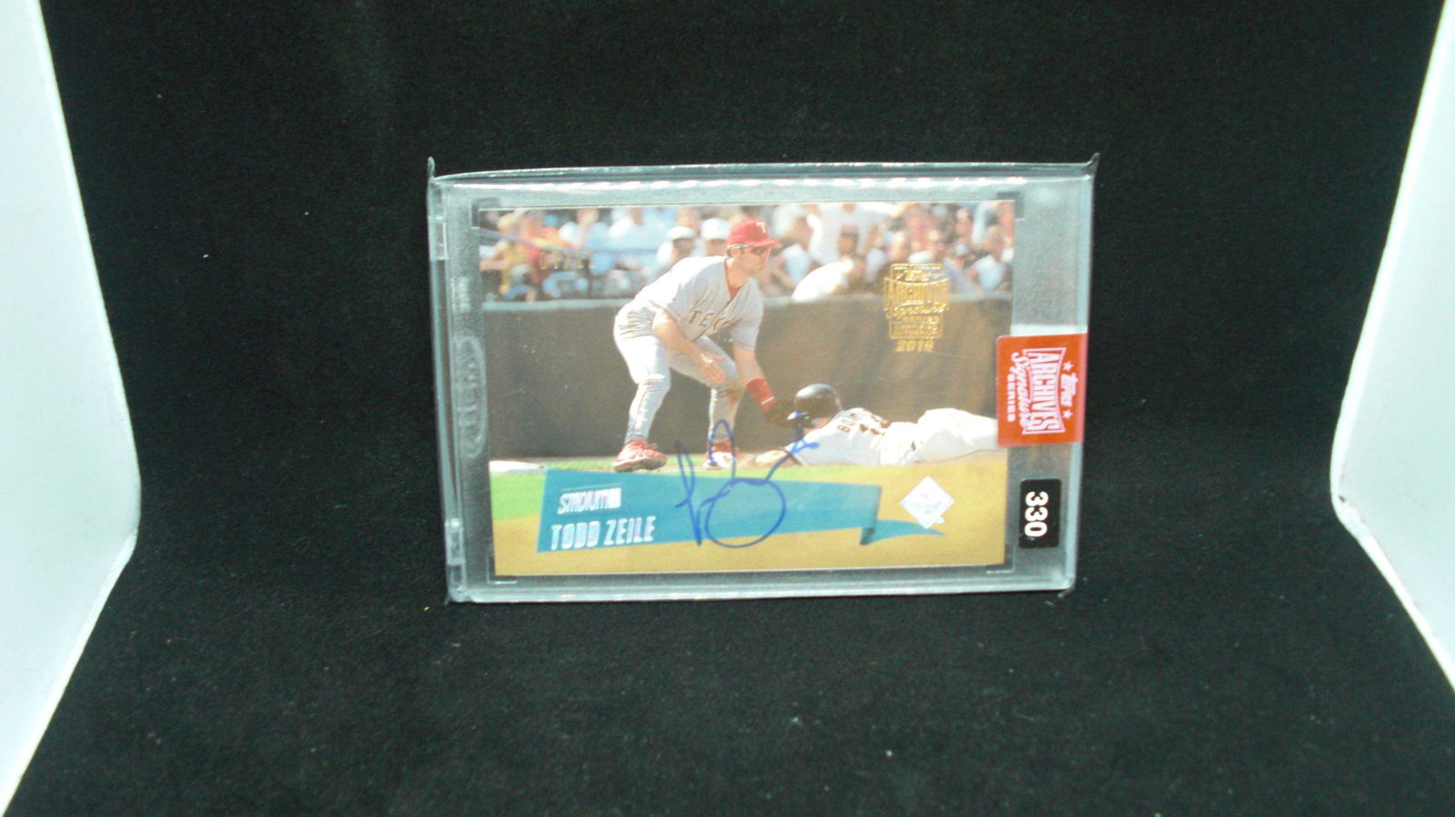 topps archives encased auto tim wallach auto 12/47 (1 of 1)
