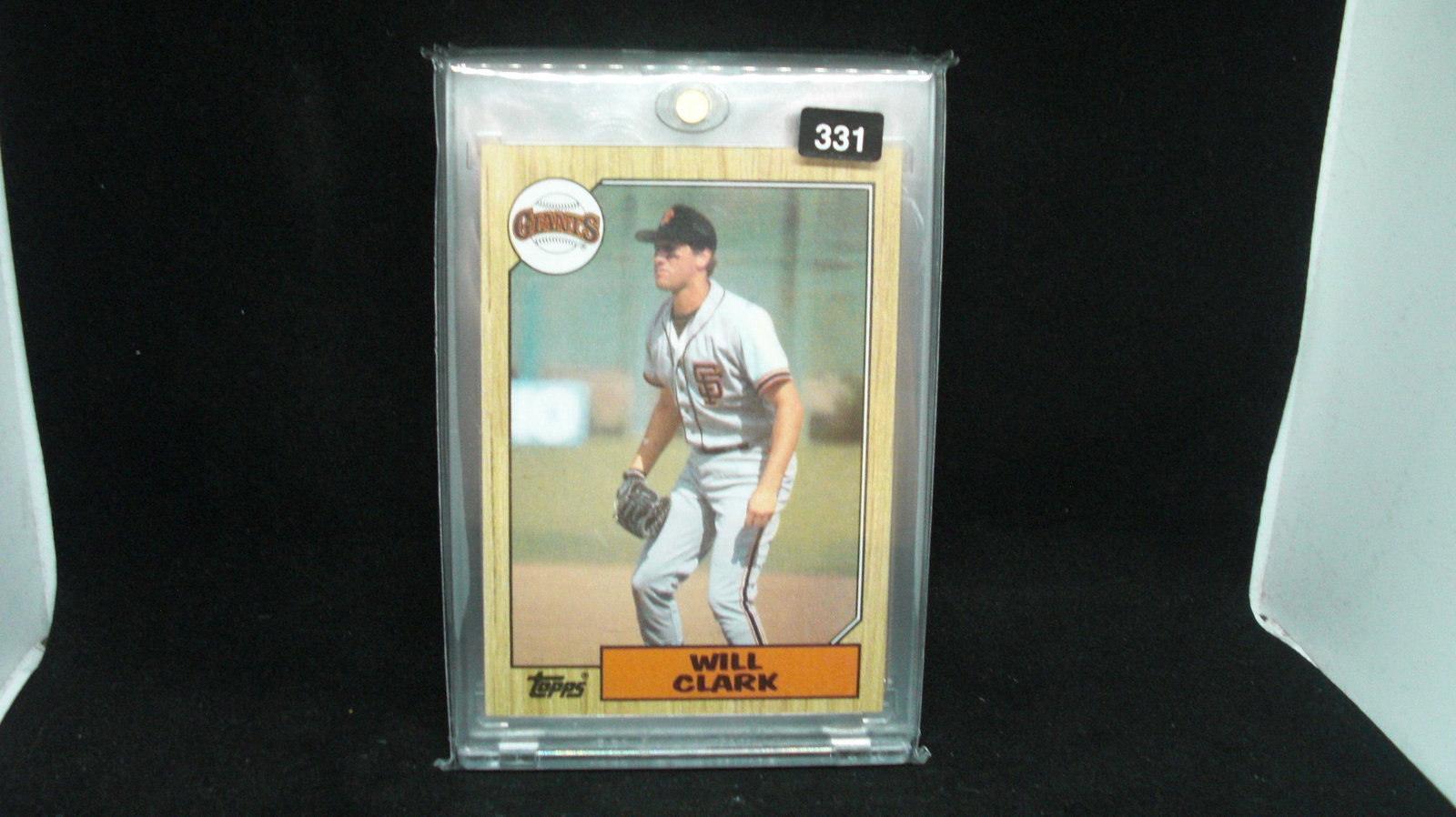 will clark 1987 topps rookie card (1 of 1)