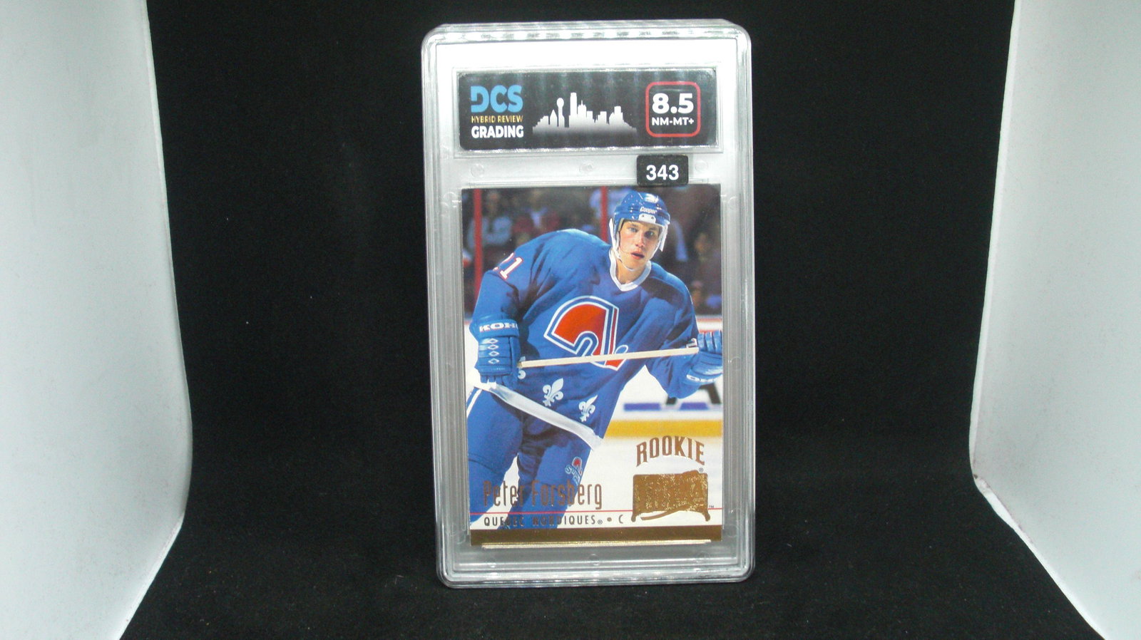 DCS graded 8.5 peter forsberg rookie (1 of 1)
