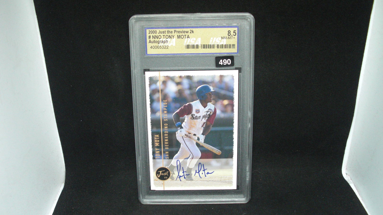 usa grading tony mota rookie card mint 8.5 (1 of 1)