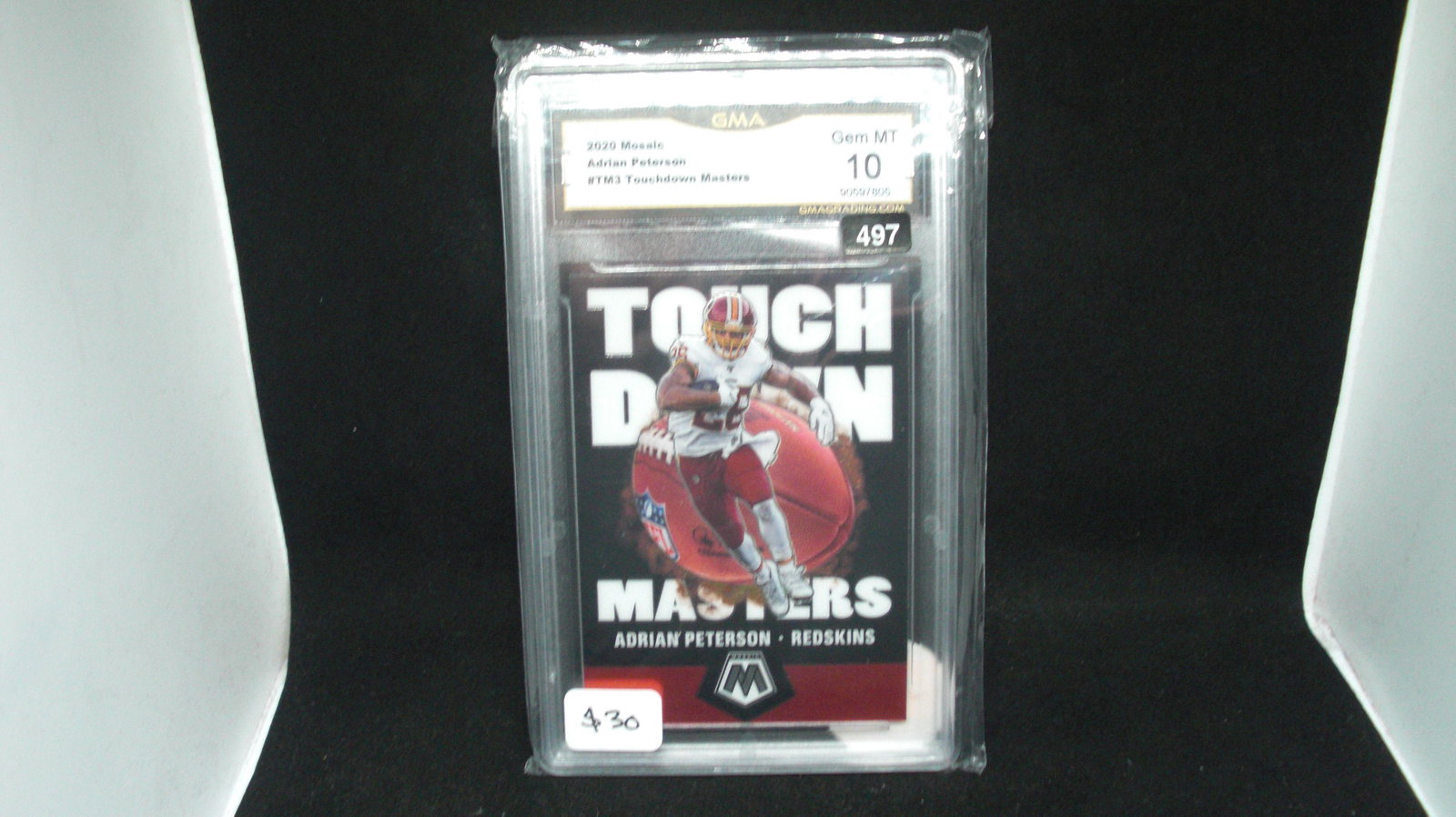 GMA graded 10 adrian peterson touchdown masters (1 of 1)