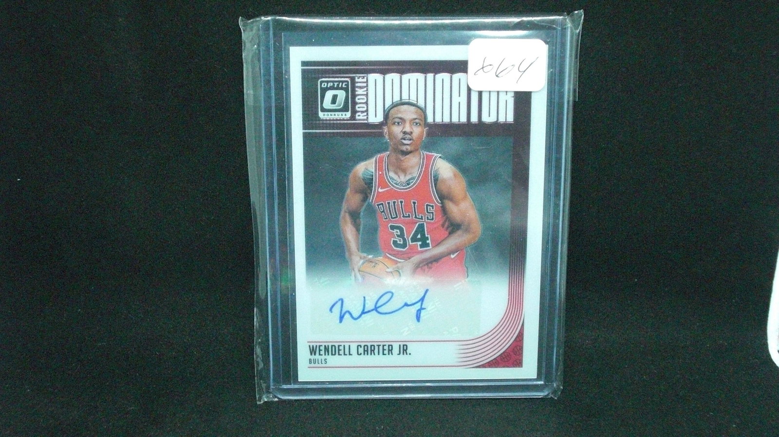 wendell carter jr. rookie auto numbered 04/50 (1 of 1)