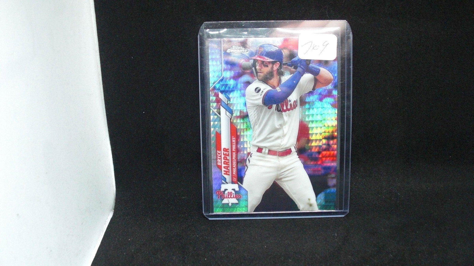 Bryce Harper prism refractor: in top loader