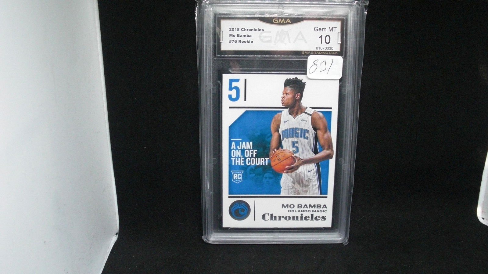 GMA graded 10 mo bamba rookie card (1 of 1)