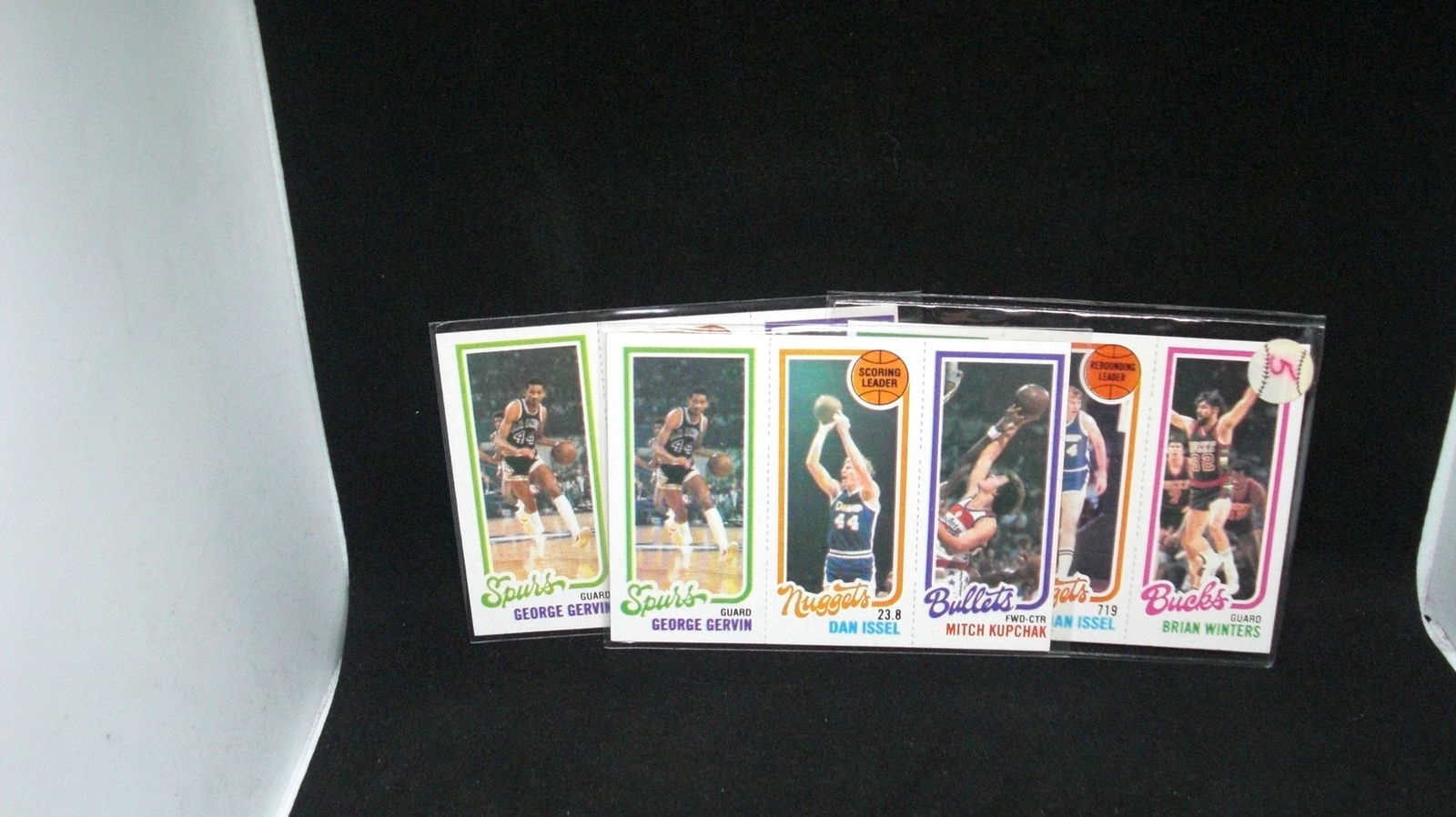 lot of 5 1980-81 topps basketball cards (1 of 1)