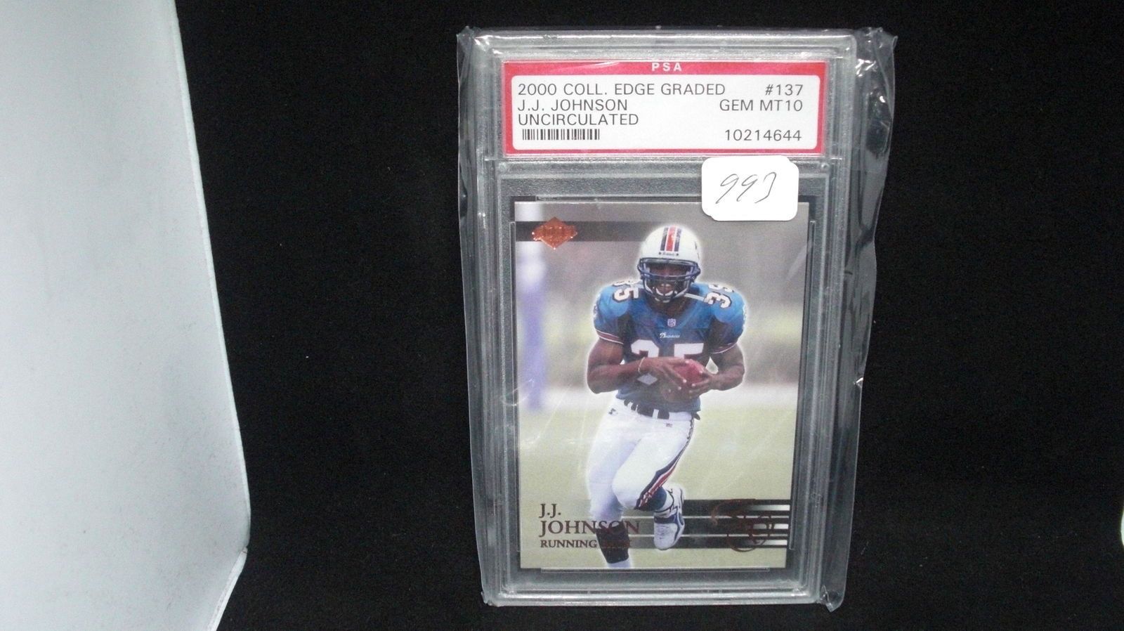 psa gem 10 jj johnson rookie card (1 of 1)