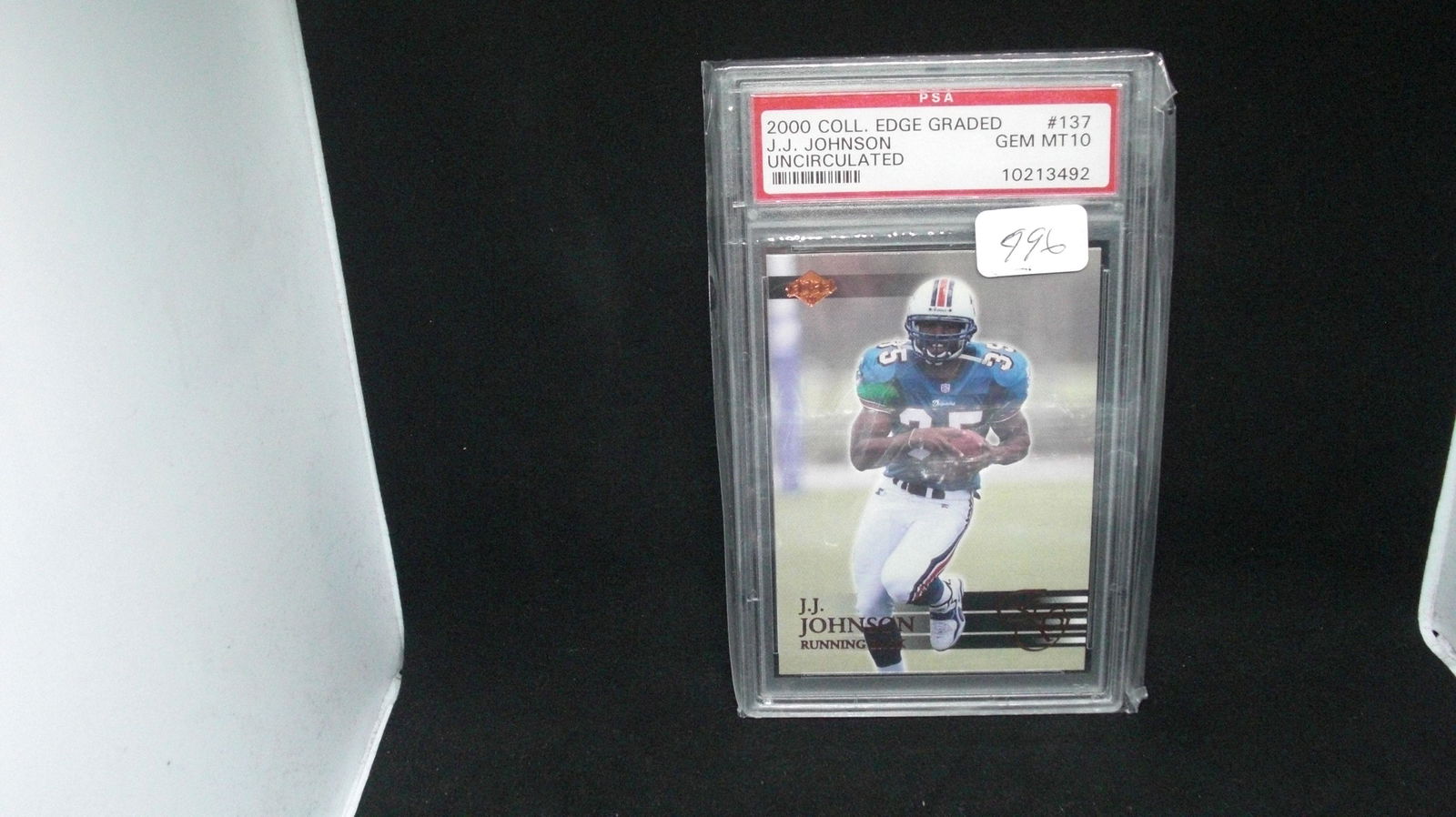 psa graded gem 10 jj johnson rookie card (1 of 1)