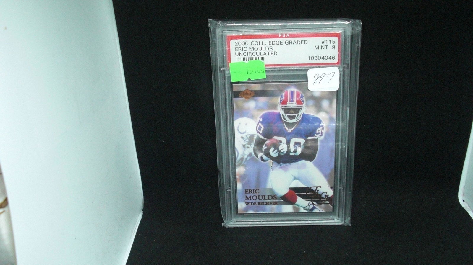 psa mint 9 eric moulds rookie (1 of 1)