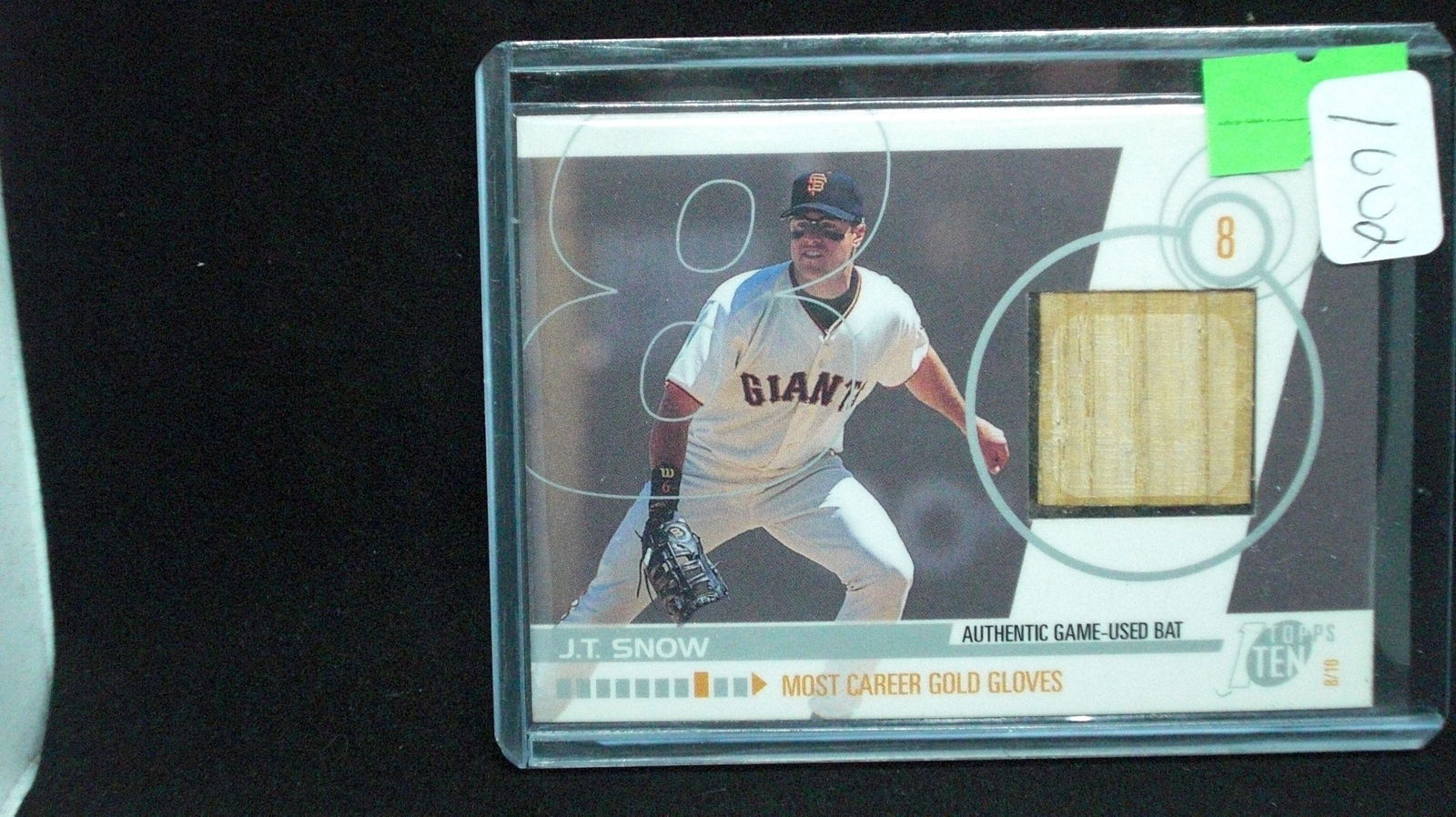 jt snow giants bat relic (1 of 1)