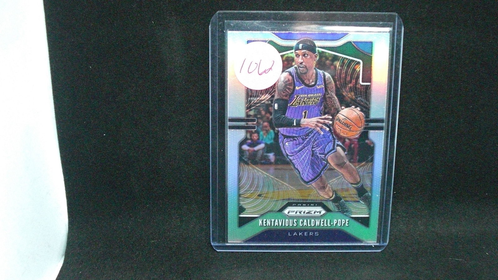kentavious caldwell pope silver prizm: in top loader