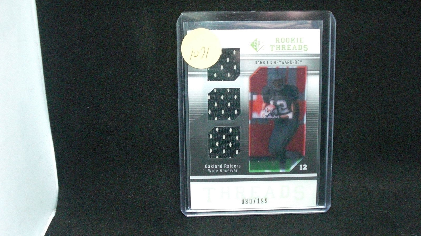 darrius heyward bey triple jersey card (1 of 1)