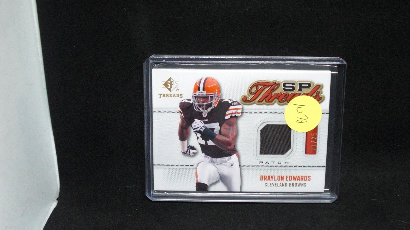 braylon edwards numbered patch 21/25 (1 of 1)