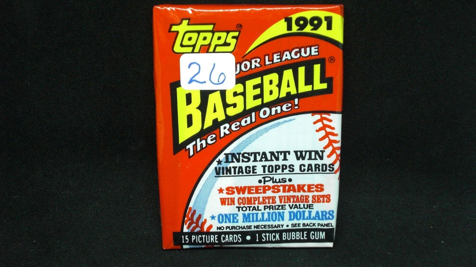 1991 Topps unopened Pack: 1991 Topps Unopened Pack