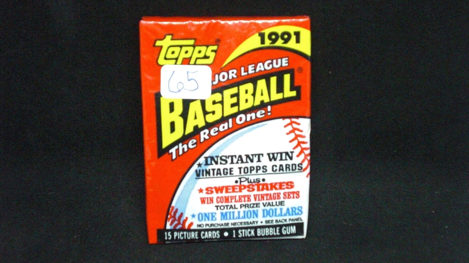 1991 Topps unopened Pack: 1991 Topps Unopened Pack