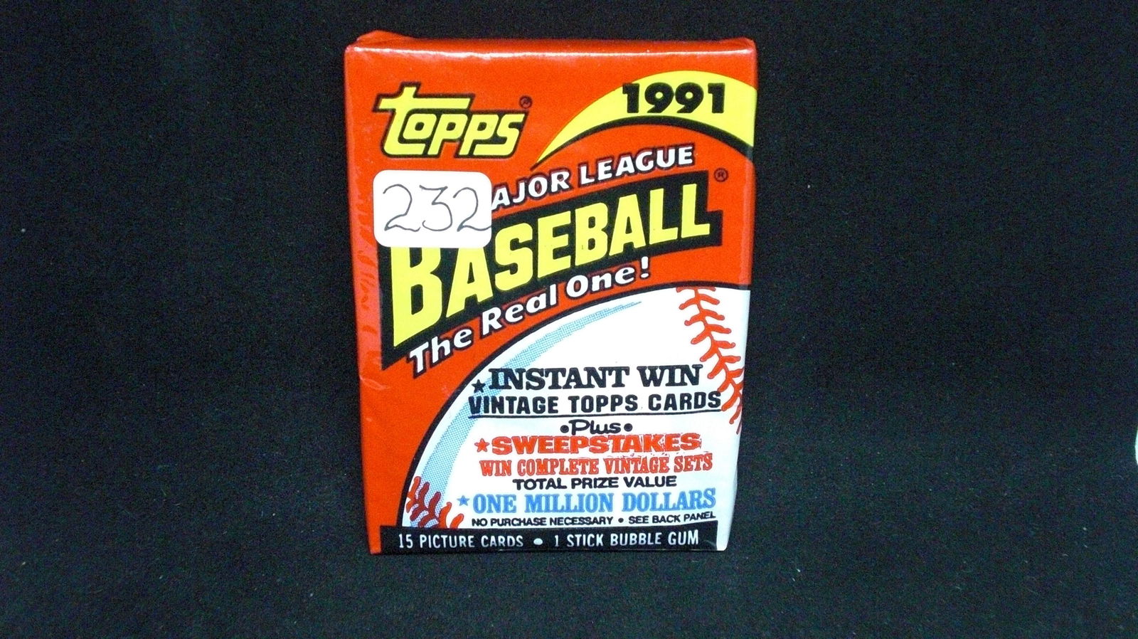 1991 Topps unopened Pack: 1991 Topps Unopened Pack