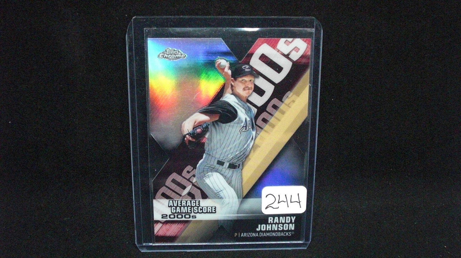 Randy Johnson Die Cut Chrome Refractor (1 of 1)