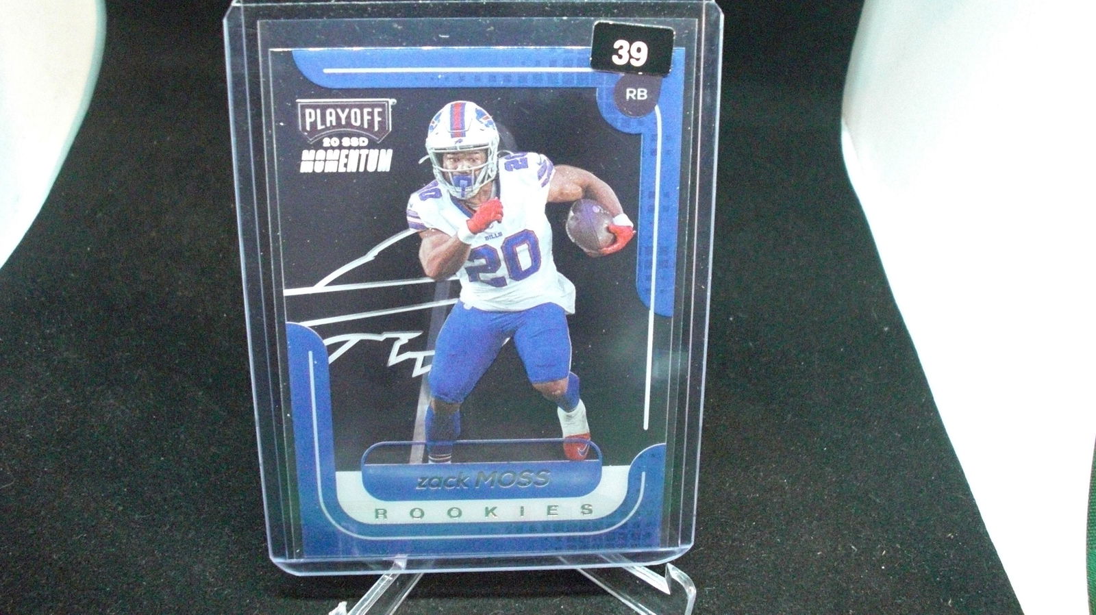 zack moss acetate rookie card (1 of 1)