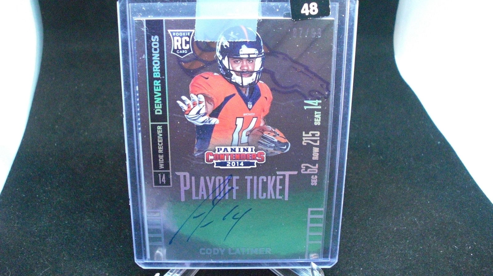 cody latimer numbered auto 87/99 (1 of 1)