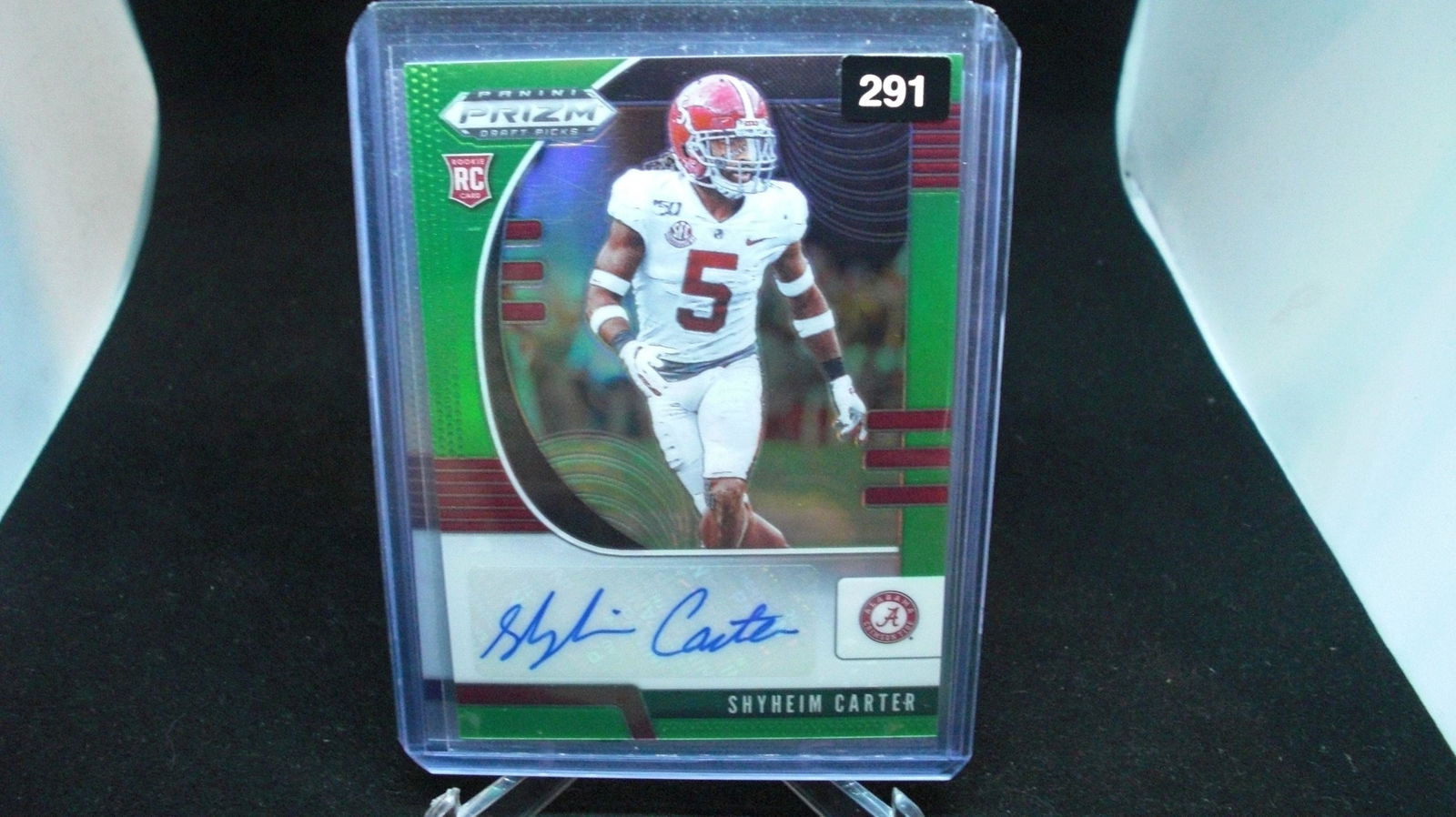shyheim carter green prizm auto (1 of 1)