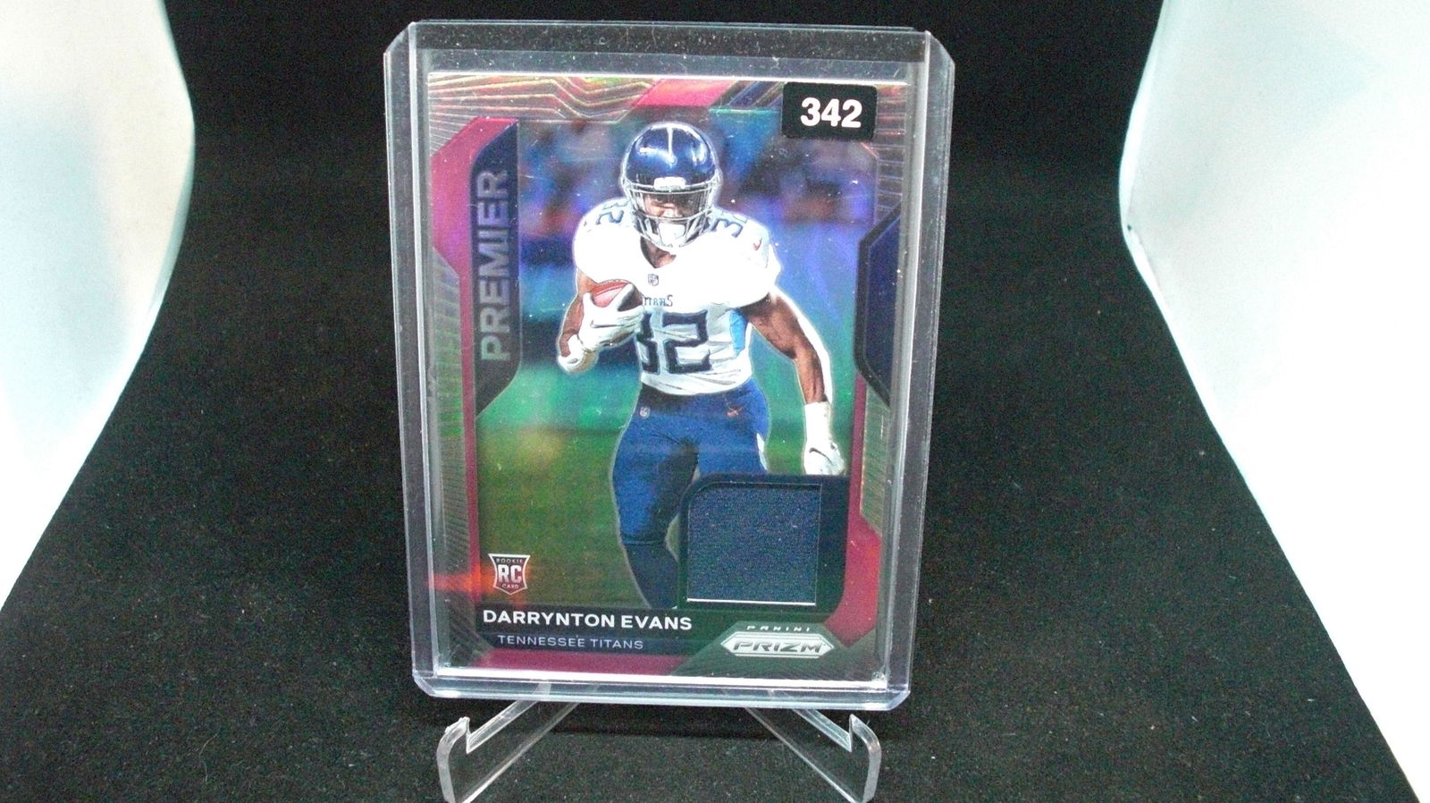 darryton evans premier jersey card (1 of 1)